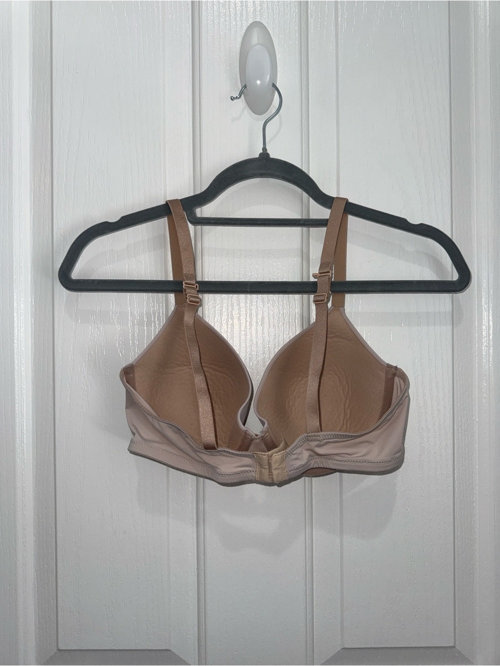 Auden Three-Pack of Women's Smooth T-Shirt Bras β Black, Blue, Nude - 34D - Picture 6 of 14